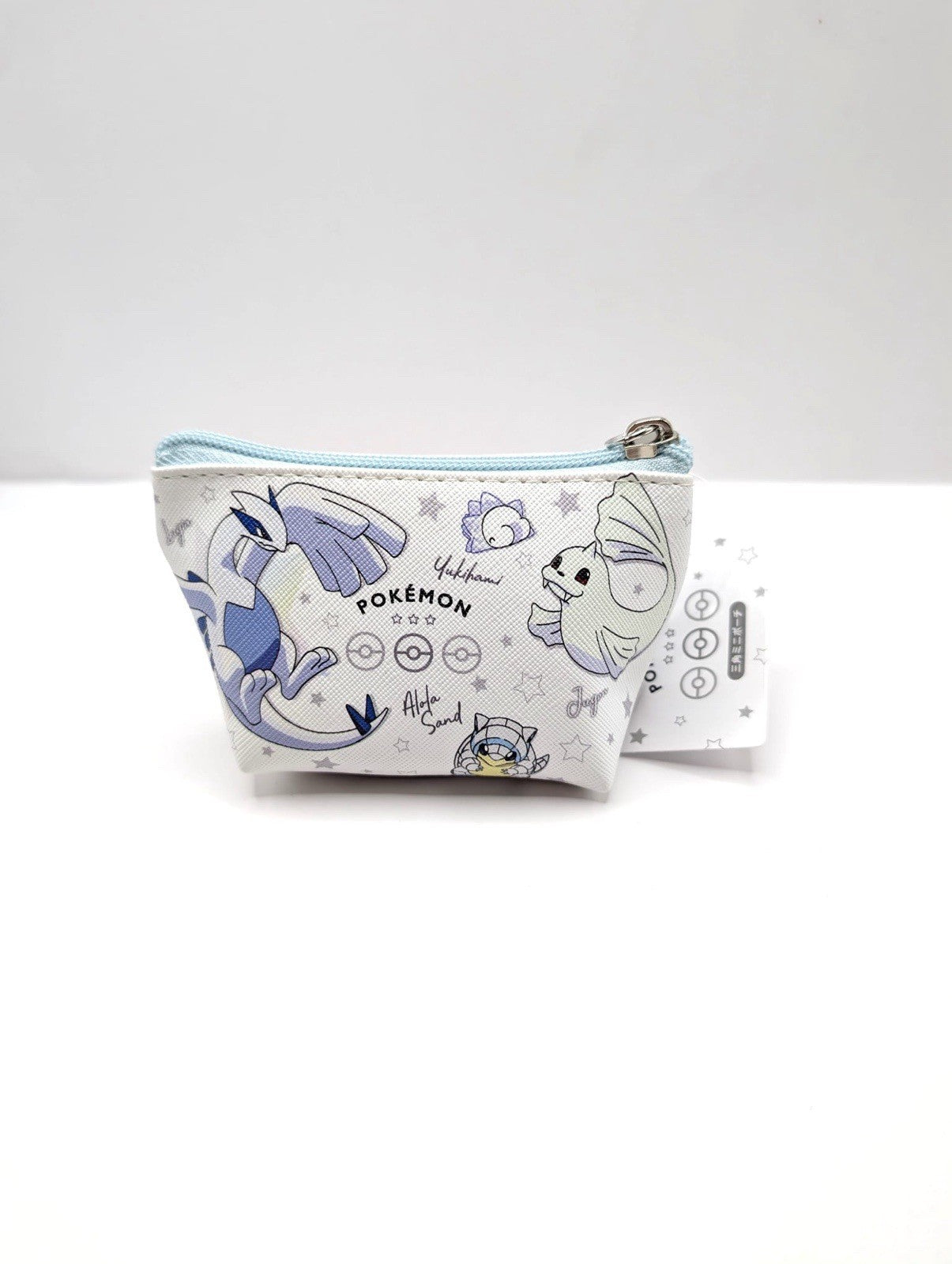 New With Tags Pokemon Japan Exclusive Official Coin Purse Keyring White