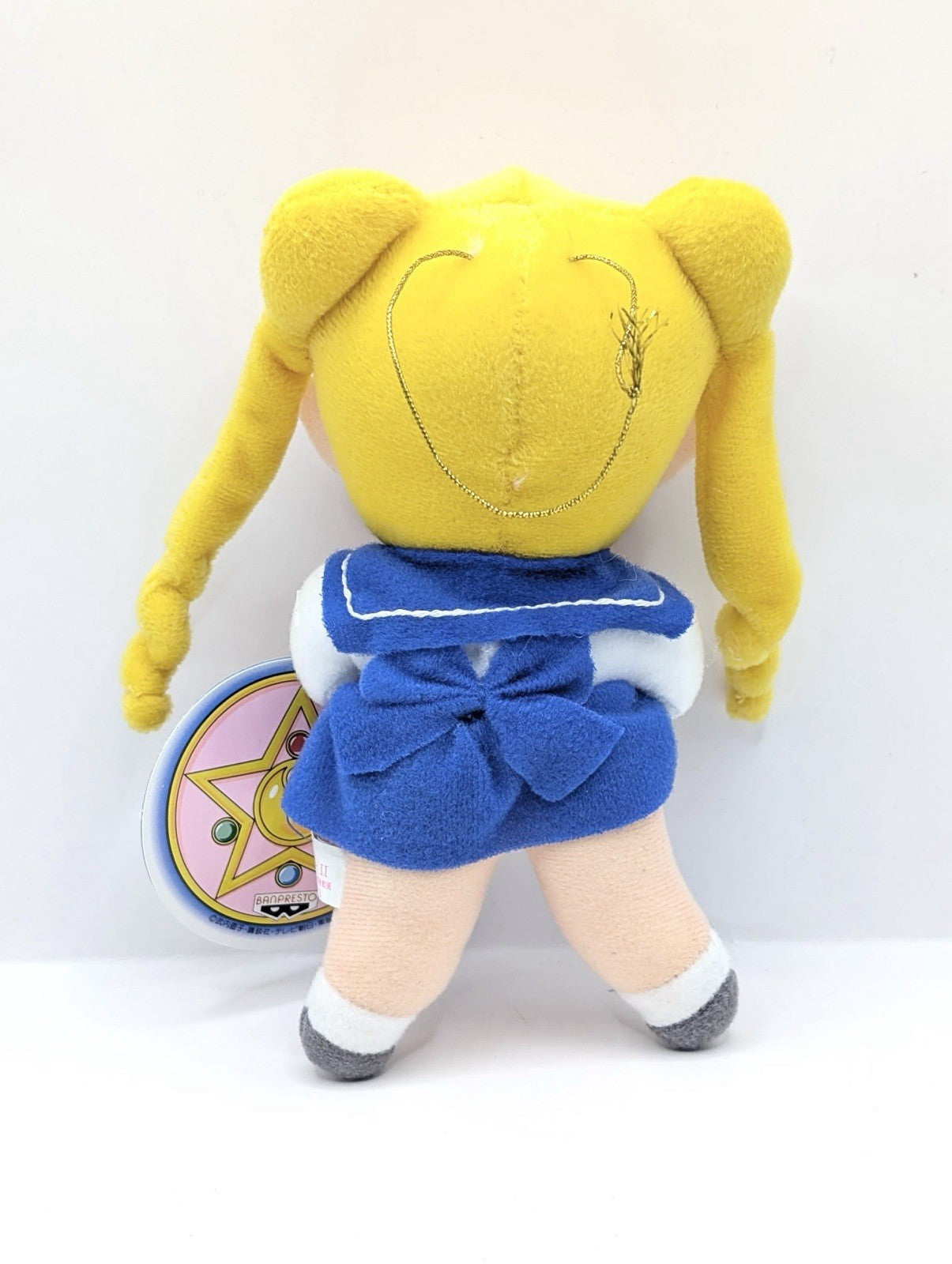 Vintage 90s Sailor Moon Plush Prize Doll Holding Test Paper Approx 18cm
