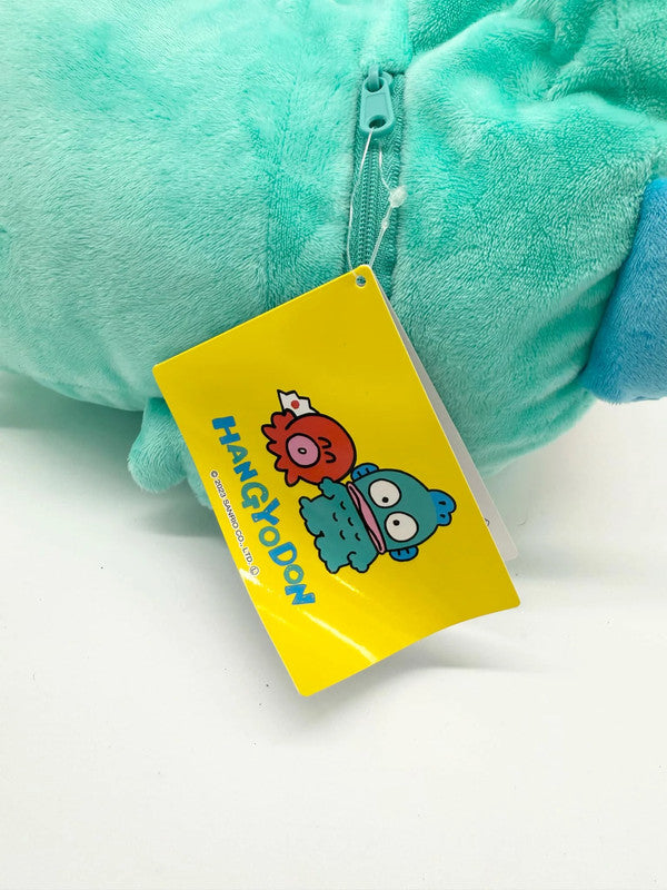 Sanrio Licensed Japan Hangyodon Case Zip Plush New with Tags
