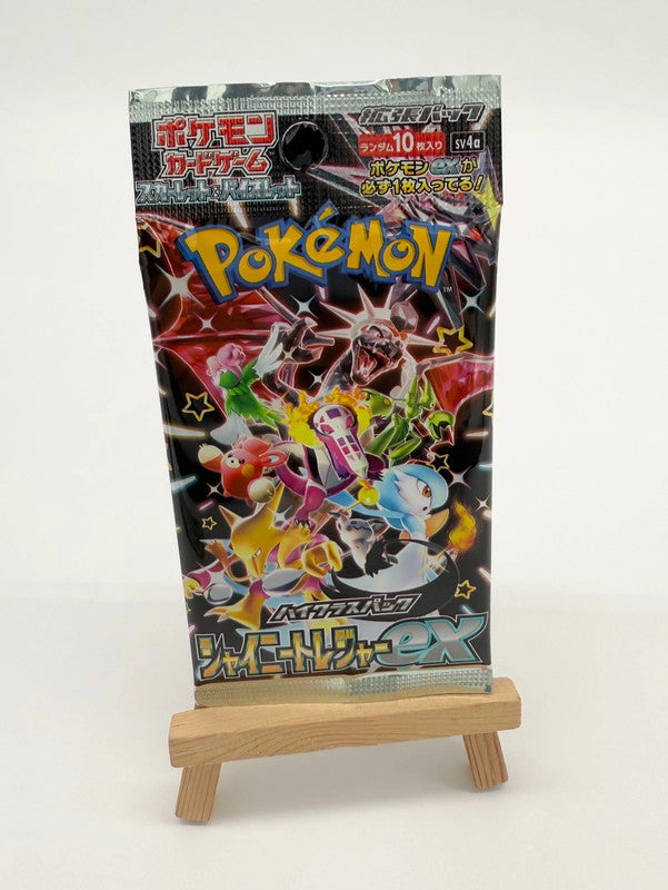 Pokemon Shiny Treasure EX SV4A Japanese Single Booster Pack X1 New and Sealed