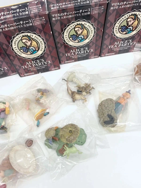 Set of 12 Japan Alice Party 3 Figurines New Unopened bags