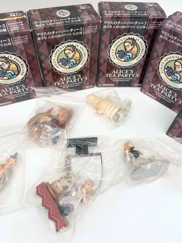 Set of 12 Japan Alice Party 3 Figurines New Unopened bags