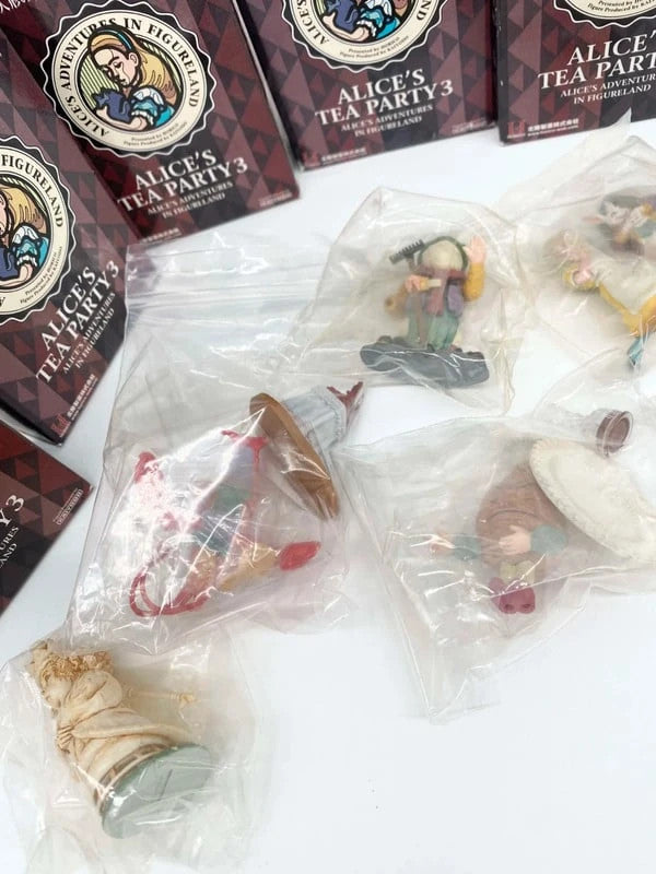 Set of 12 Japan Alice Party 3 Figurines New Unopened bags
