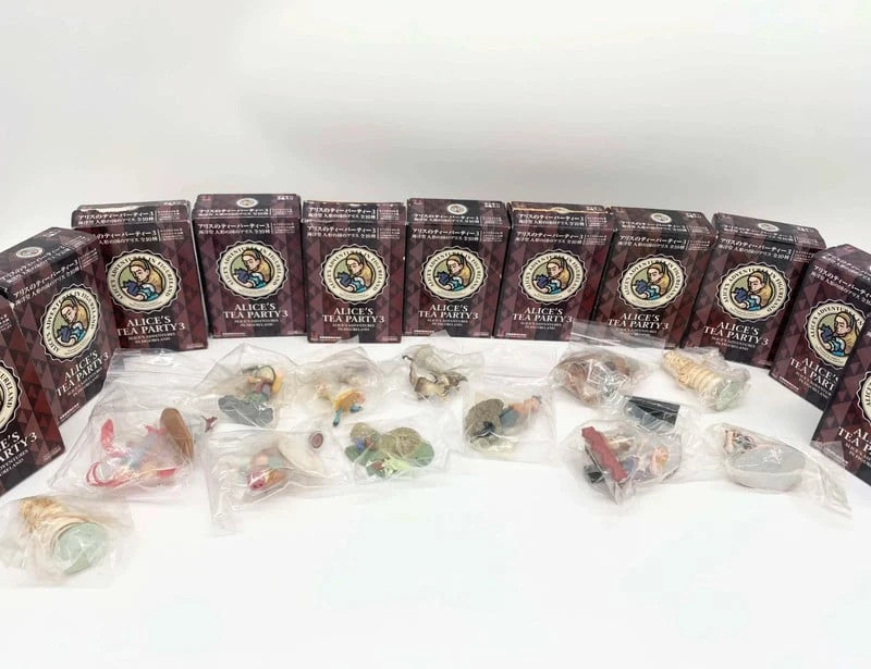 Set of 12 Japan Alice Party 3 Figurines New Unopened bags