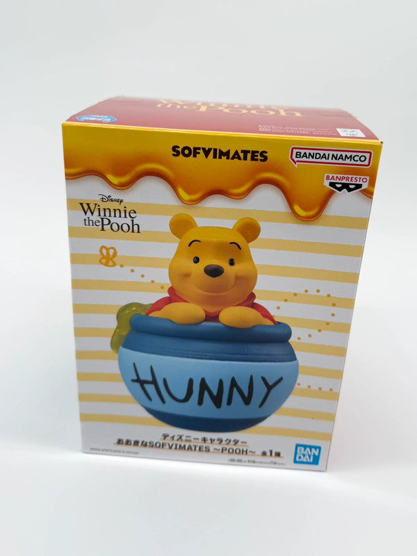 Winnie The Pooh Disney Sofvimates Hunny Pot Figurine