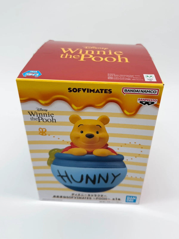 Winnie The Pooh Disney Sofvimates Hunny Pot Figurine