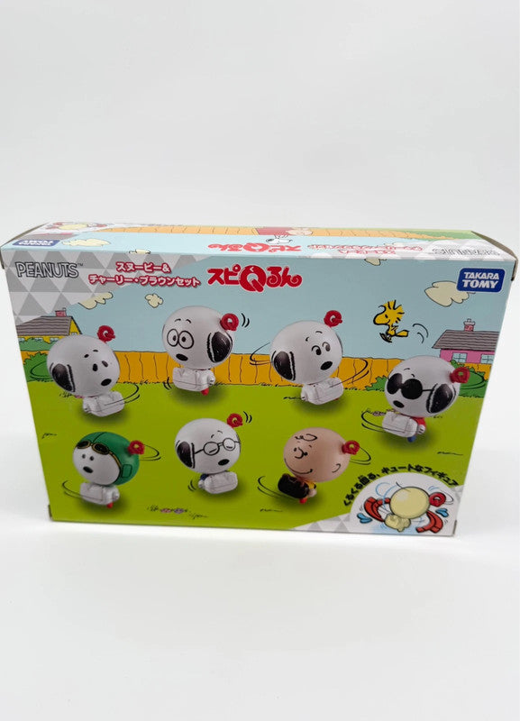 Peanuts Snoopy Takara Tomy Spi-Q Run Set