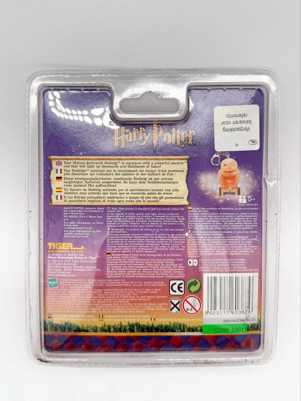 Harry Potter Tiger Electronics 2001 Motion Activated Hedwig Keychain New