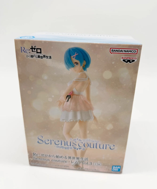 Re Zero Rem Serenus couture Vol.3 Figure Banpresto Japan Official