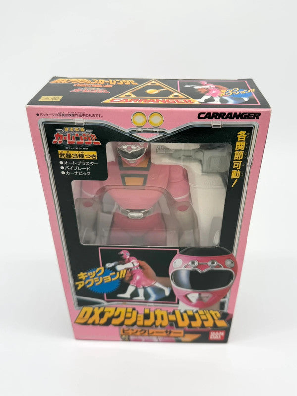 Power Rangers Turbo Carranger Pink racer Action Figure Toy 1996 Bandai Japan