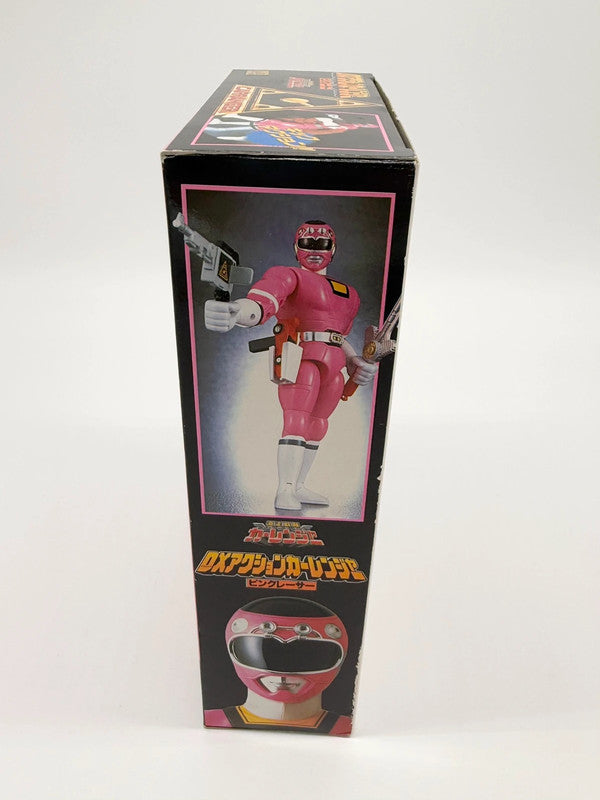 Power Rangers Turbo Carranger Pink racer Action Figure Toy 1996 Bandai Japan