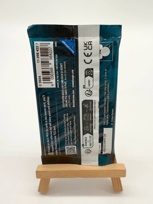 Disney Lorcana Azurite Sea Single Booster Pack