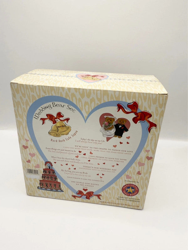 Hard Rock Cafe Japan Official Wedding Bear Set