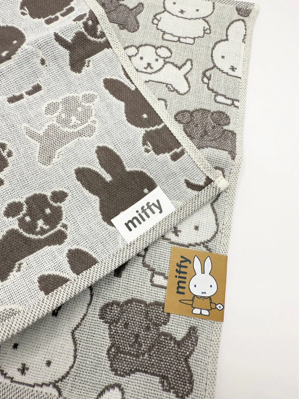 Miffy Mercis Japan Official Flannel Miffy & Snuffy