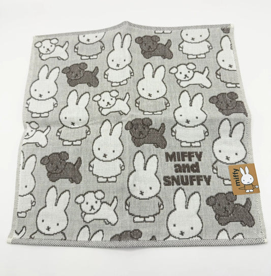 Miffy Mercis Japan Official Flannel Miffy & Snuffy