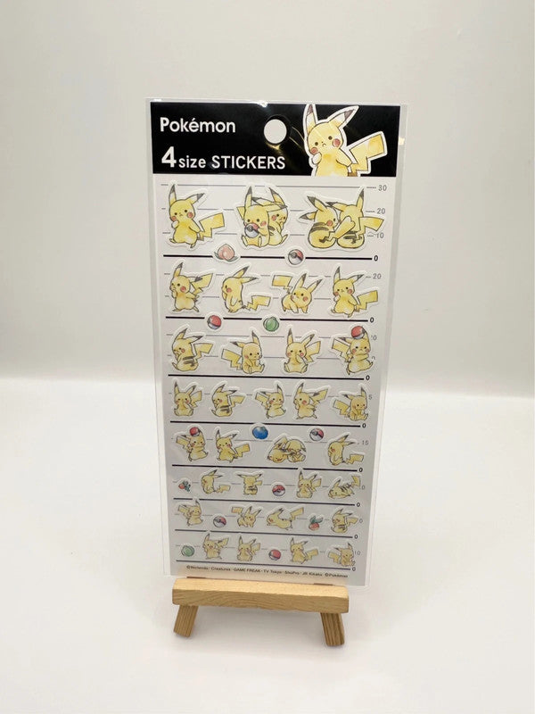 Pokemon Official Pikachu Sticker Sheet