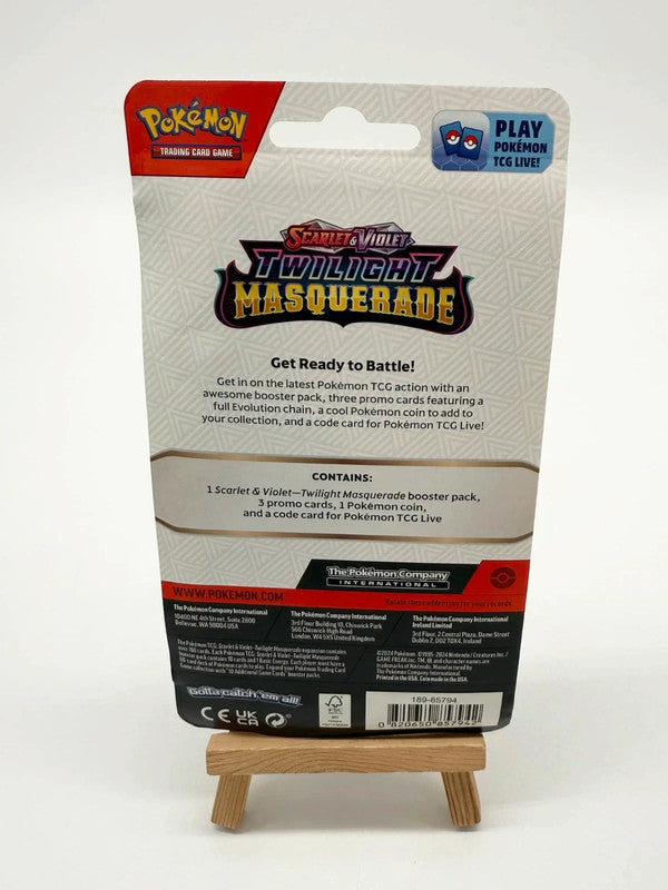 Pokémon TCG: Twilight Masquerade Premium Checklane Blister Kingdra