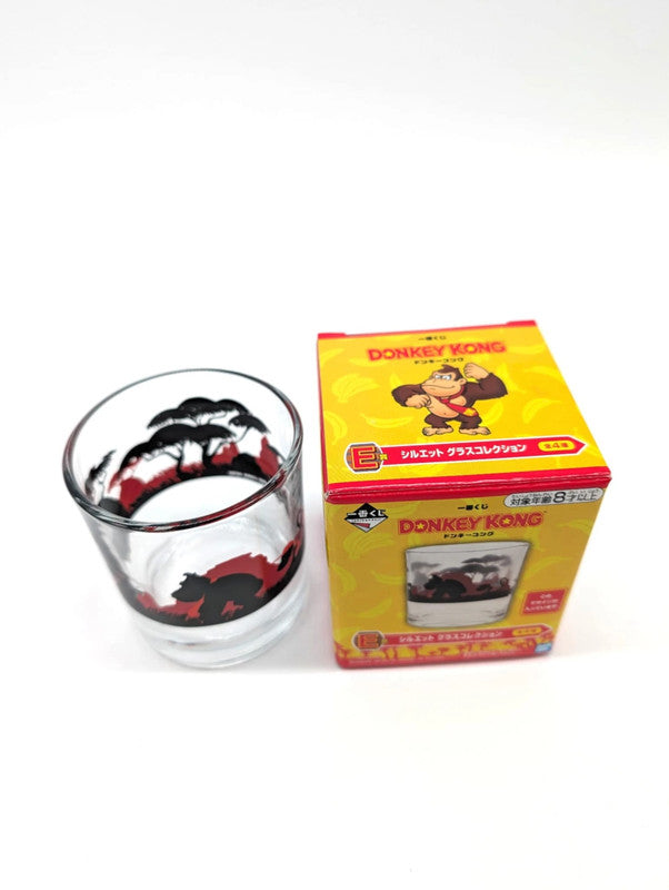 Bandai Nintendo Donkey Kong Drinking Glass Boxed New