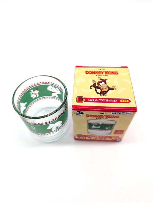 Nintendo Bandai Donkey Kong Drinking Glass Boxed New