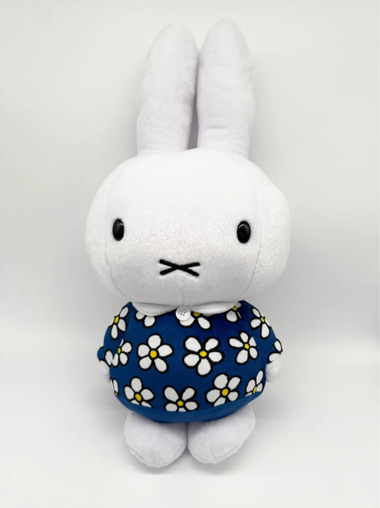 Miffy Official Floral Print Wear XL Plush Soft Toy