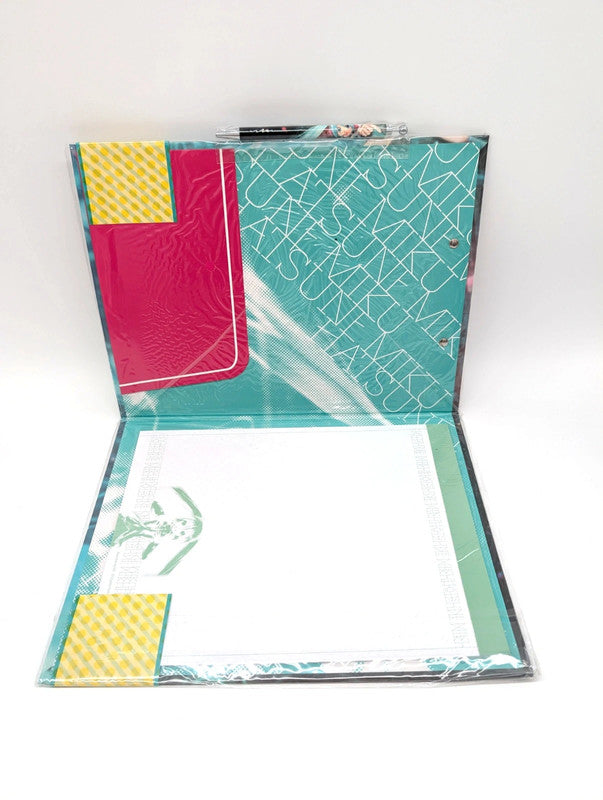 Licensed Hatsune Miku clipboard With pen and others New and sealed