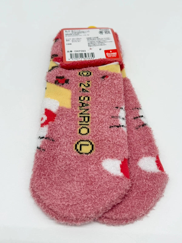 Women's Sanrio Official Hello Kitty Fluffy Socks Uk 4-7