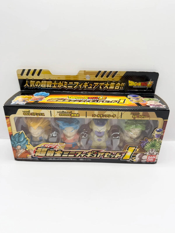 Dragon Ball Z Super Mini Warrior Cho Senshi Set 1 Bandai Official Japanese Exclusive Figure