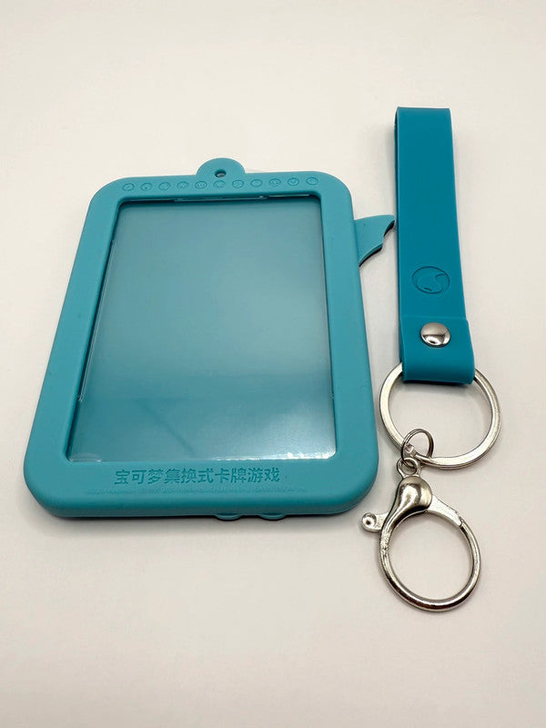 Pokemon Trading Card Game Chinese Simplified Vaporeon Card Display Case Keyring