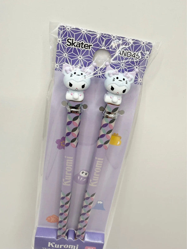 Sanrio Official Kuromi Chopsticks 3D Character