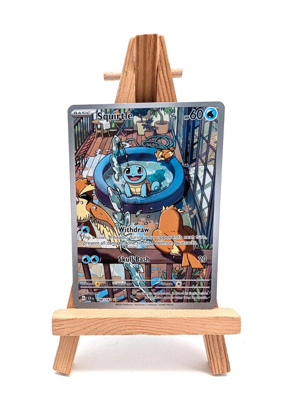 Squirtle Full Art Illustration Rare Card 148/142 Stella Crown
