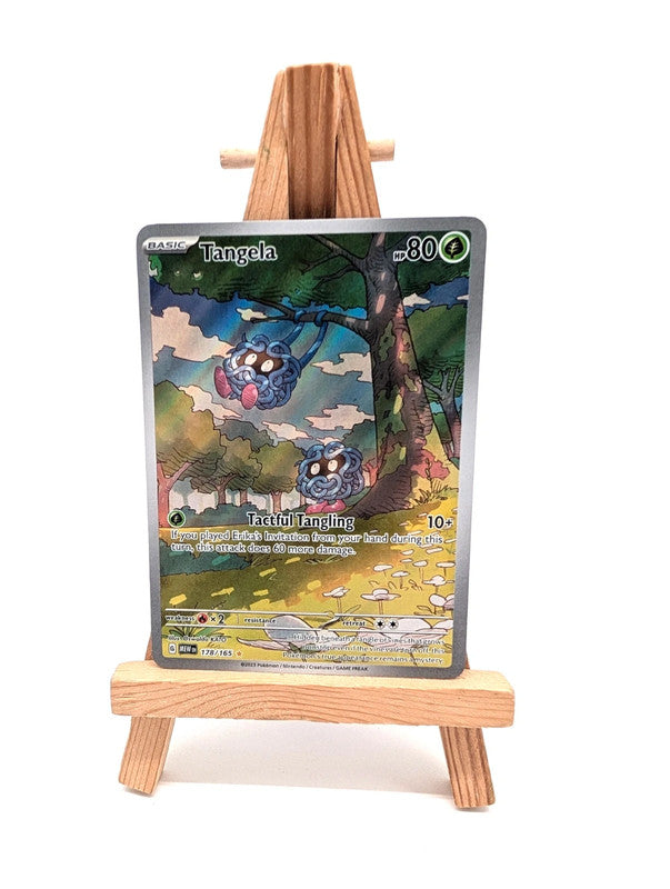 Tangela 178/165 Pokemon 151 Illustration Rare Pokemon Card