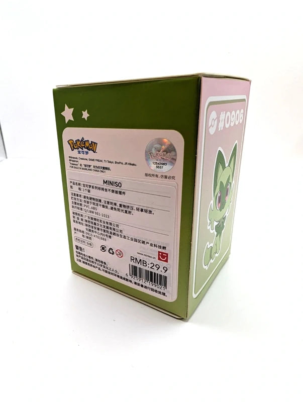 Miniso Pokémon Licensed Sprigatito Figurine New and sealed