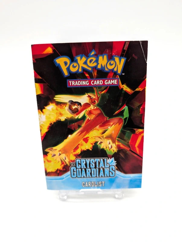 2006 Pokémon TCG EX Crystal Guardians Rulebook
