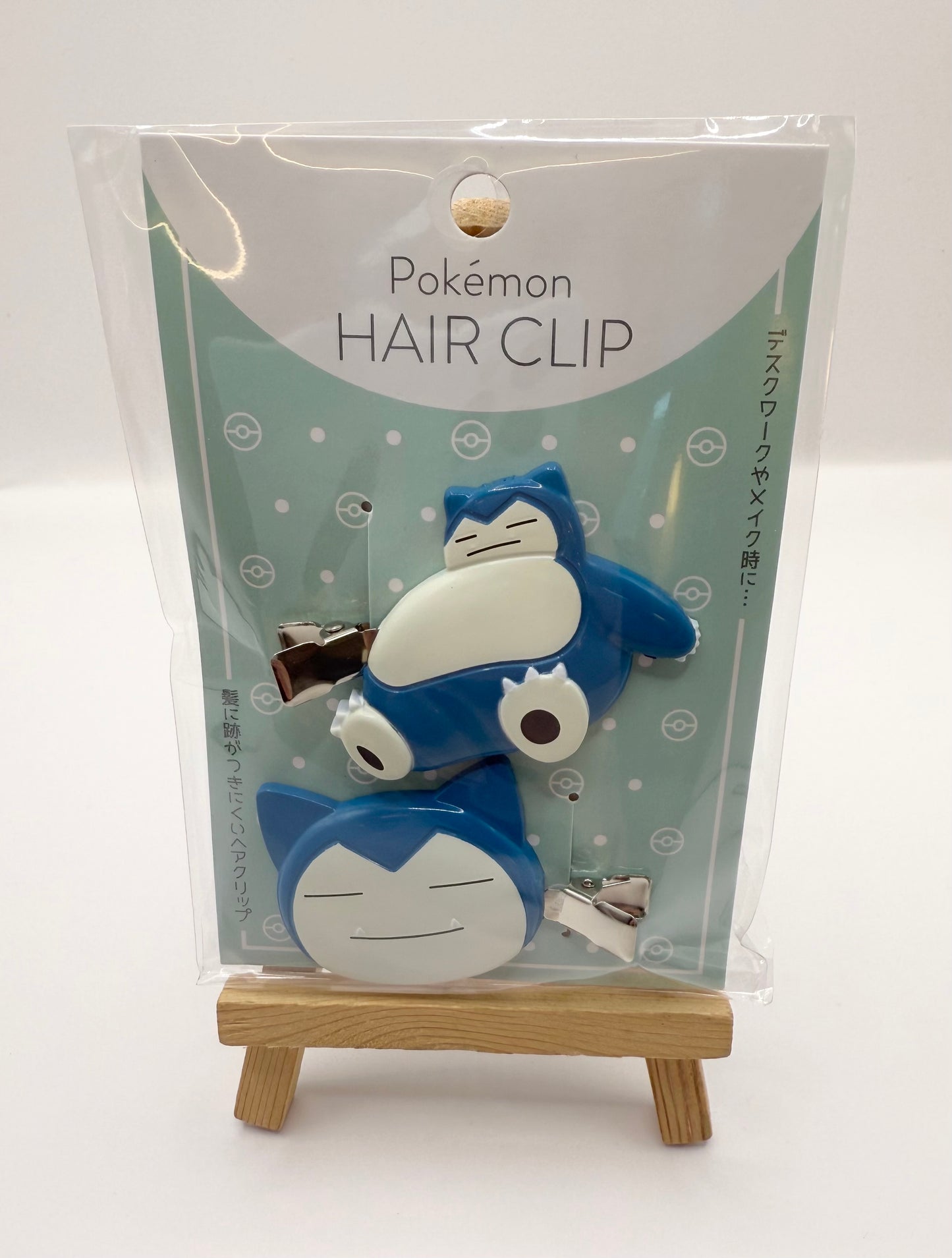 Pokemon Official Snorlax Hair Clips Set of 2