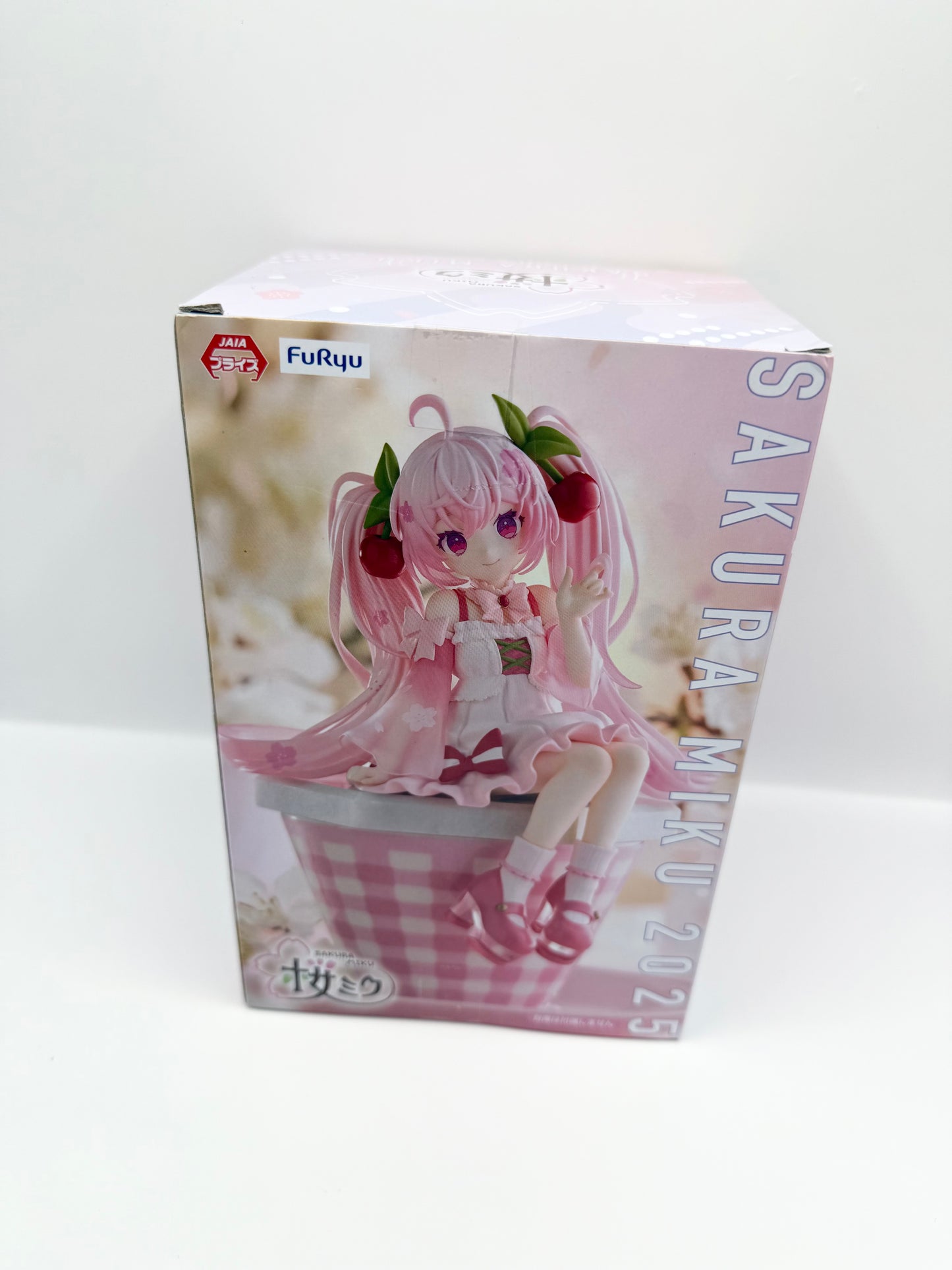 Hatsune Miku Sakura Miku Version FuRyu Official Noodle Stopper Figurine