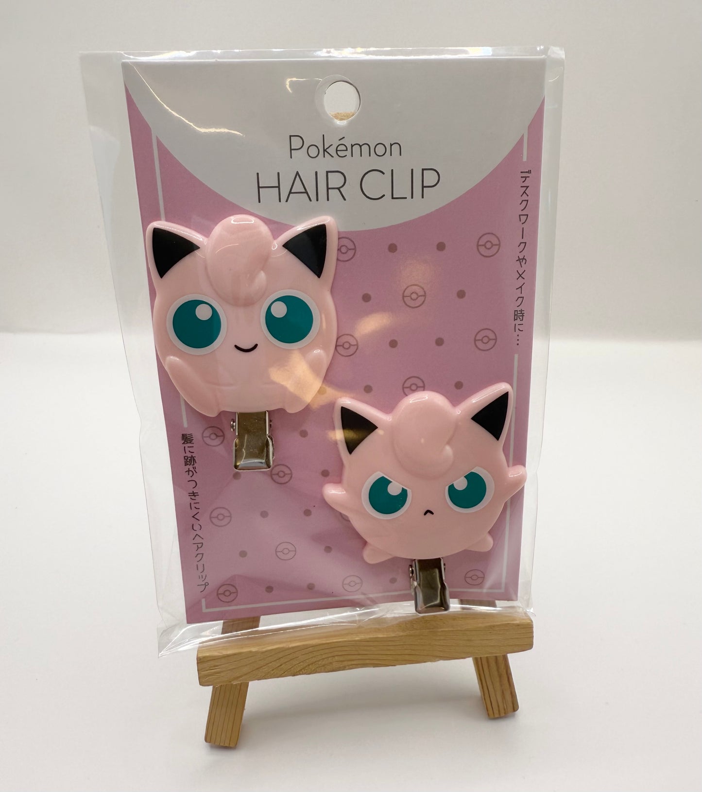 Pokemon Official Jigglypuff Hair Clips Set of 2