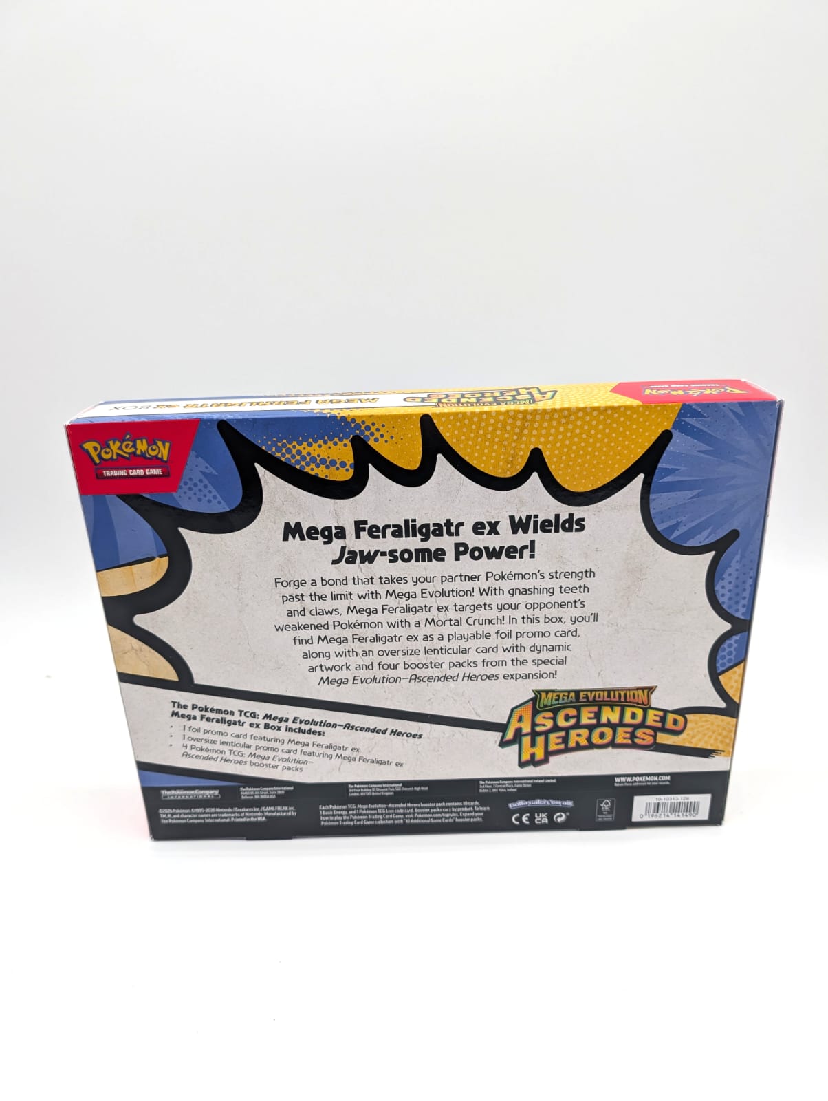 BALLOT WINNER *Jason D* To Purchase Only - Mega Feraligatr Ascended Heroes EX Box