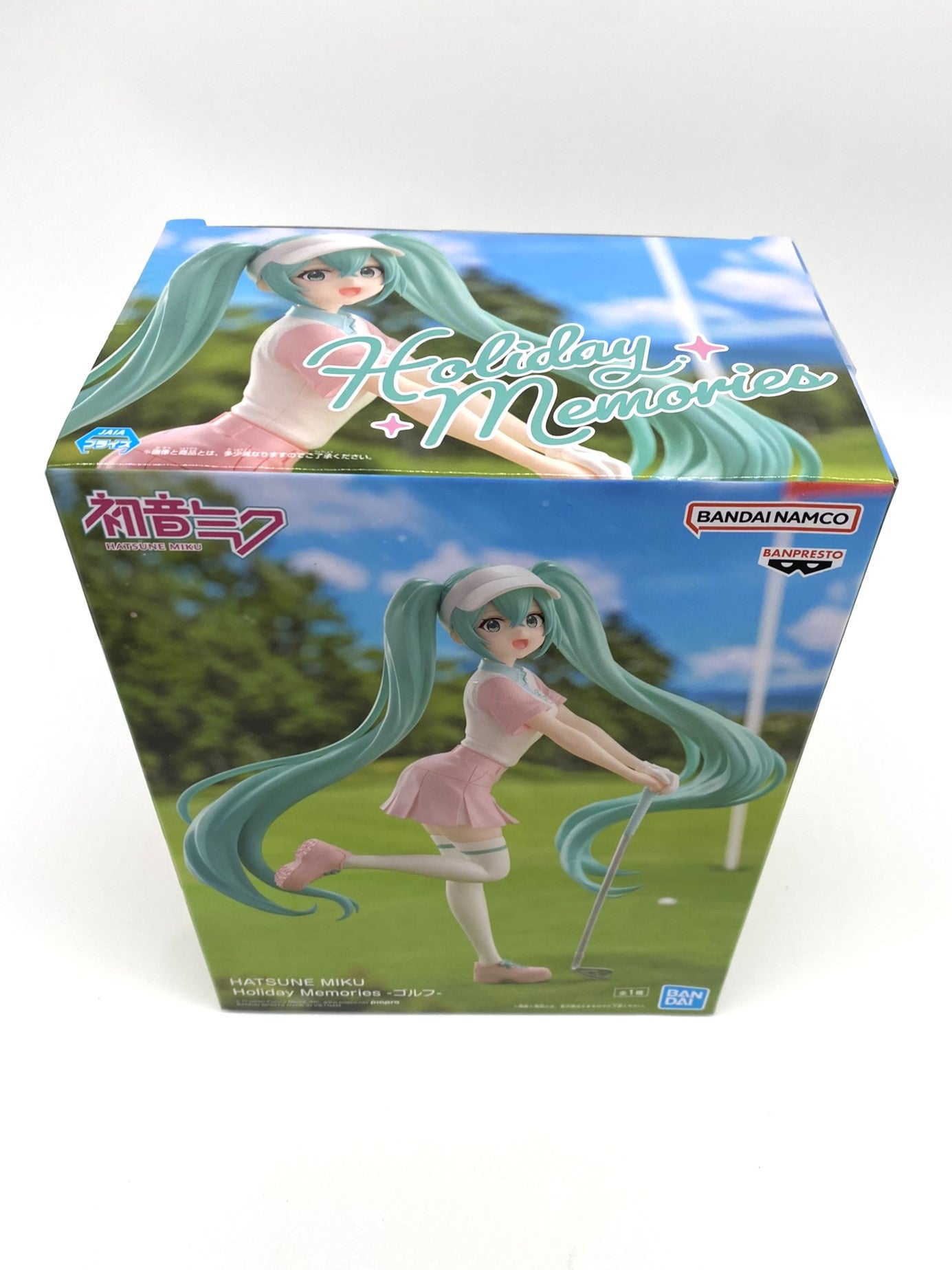 Hatsune Miku Golfing Style Holiday Memories Figurine Bandai Namco Banpresto