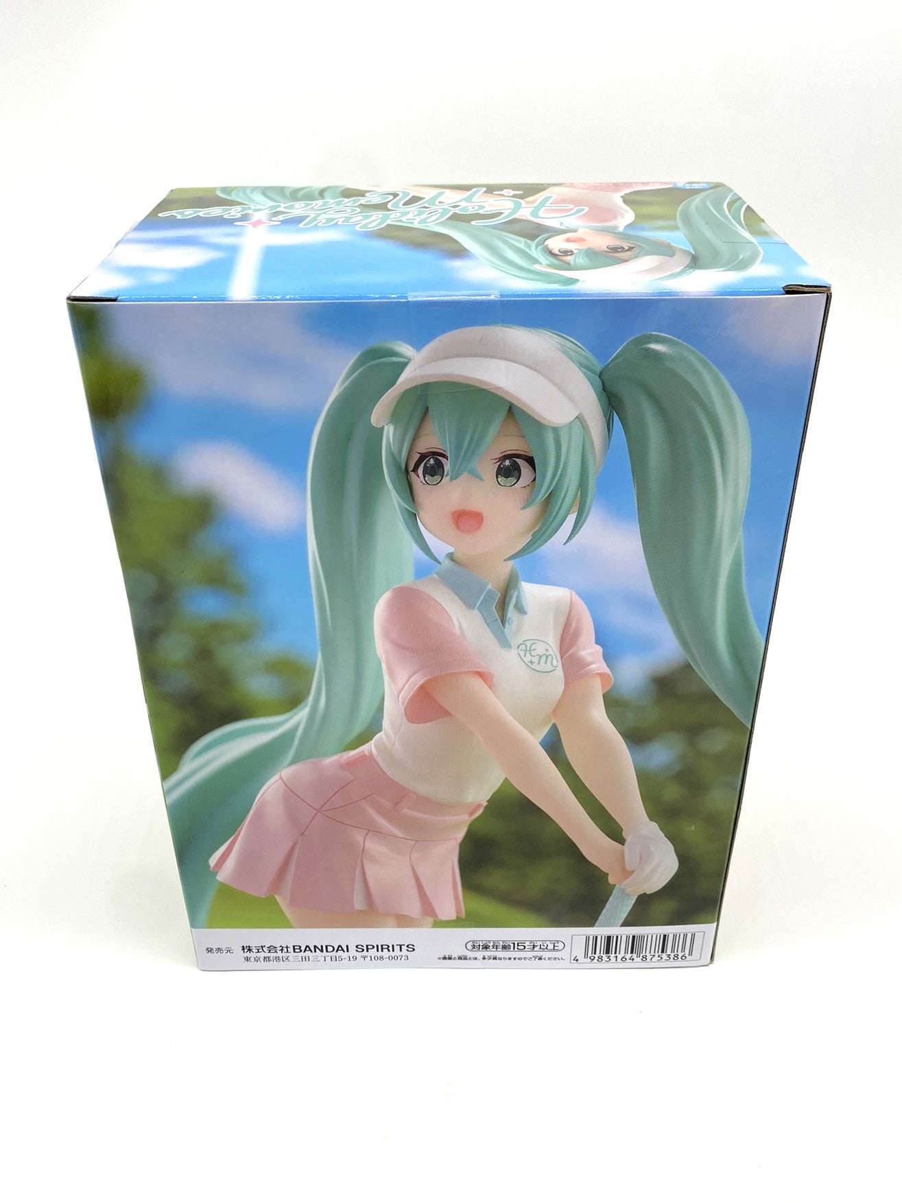 Hatsune Miku Golfing Style Holiday Memories Figurine Bandai Namco Banpresto