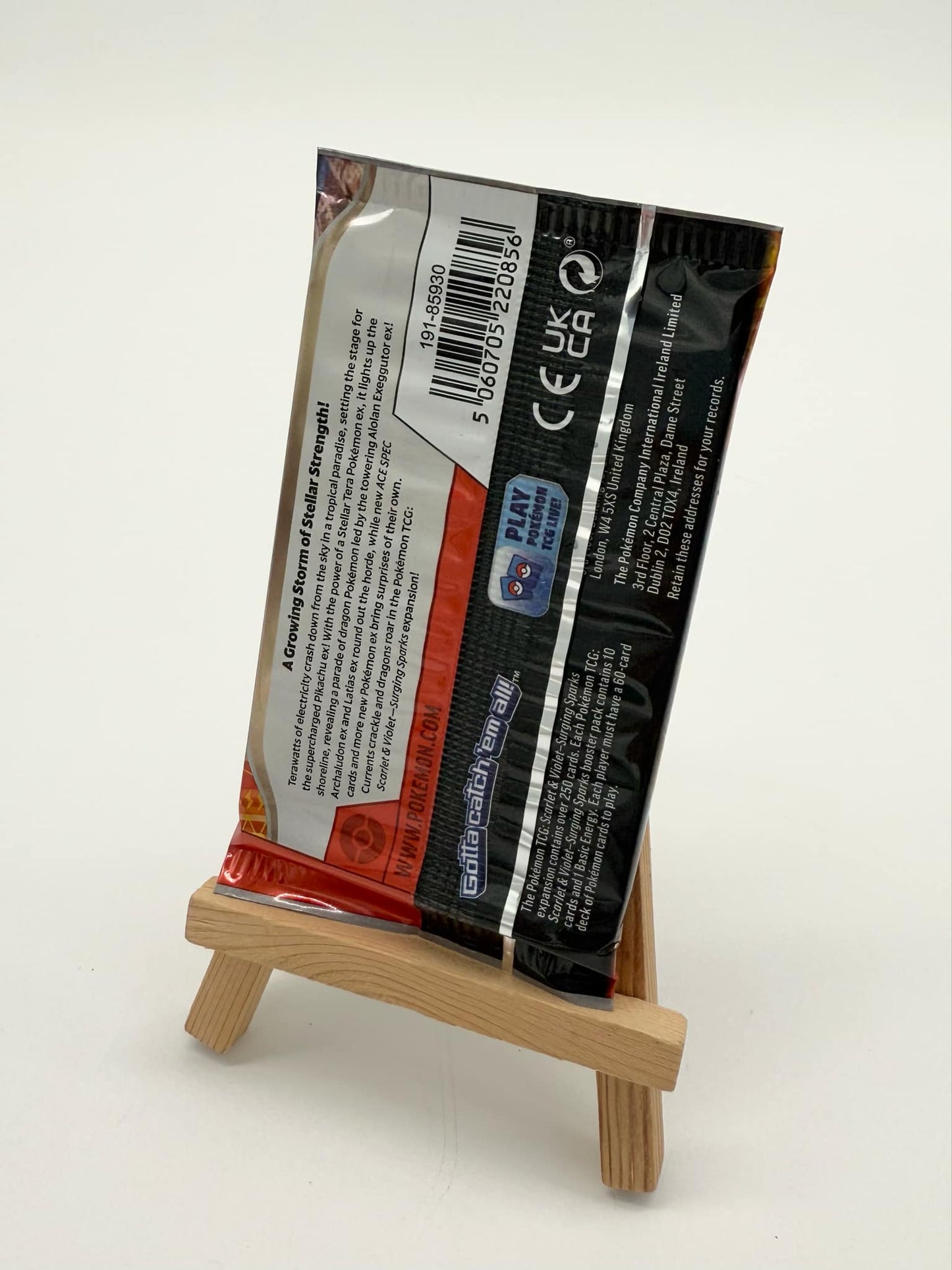 Pokemon TCG: Scarlet and Violet Surging Sparks x1 Booster Pack Sealed