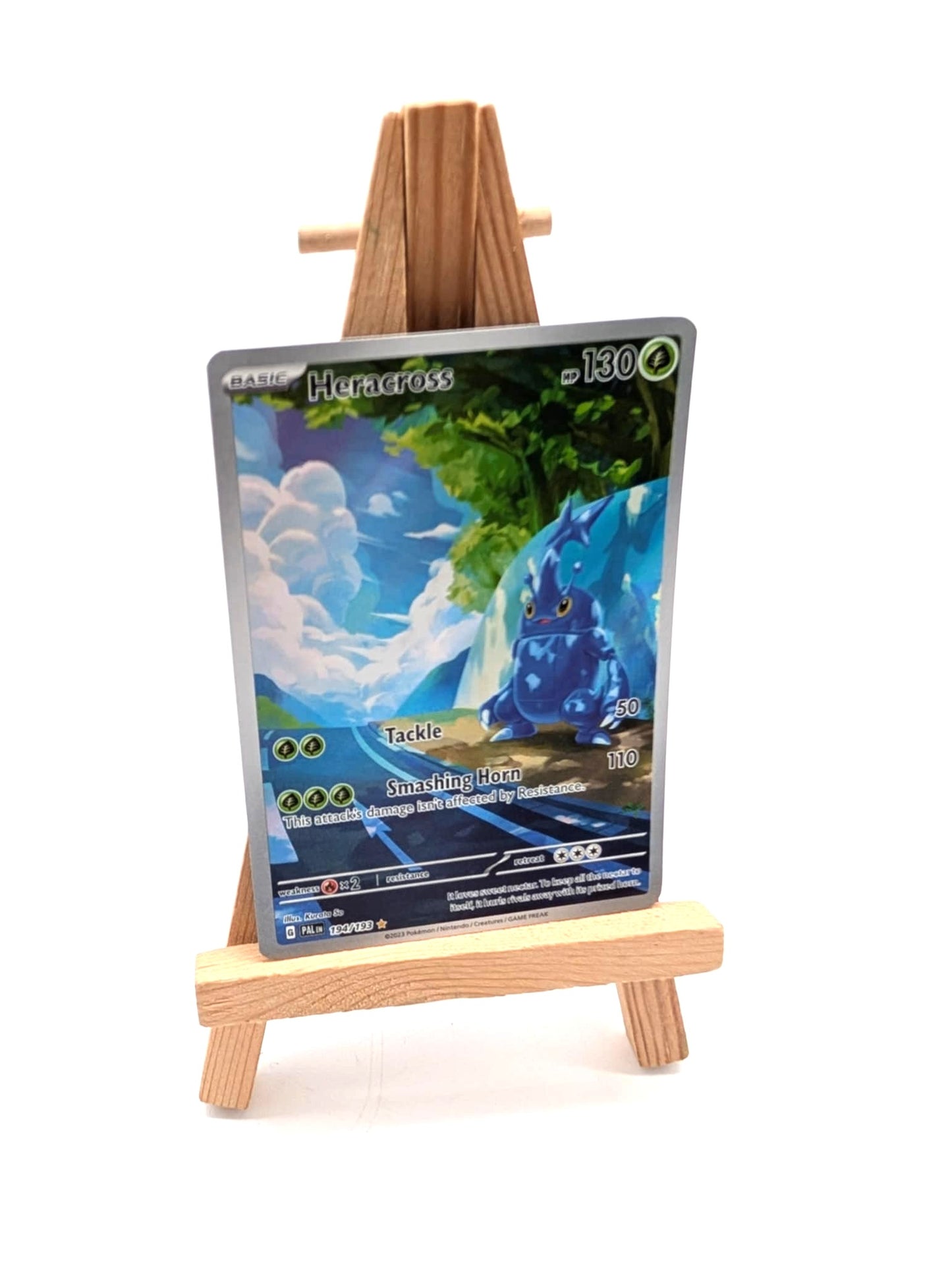Pokémon Heracross 194/193 Paldea Evolved Holo Illustration Rare
