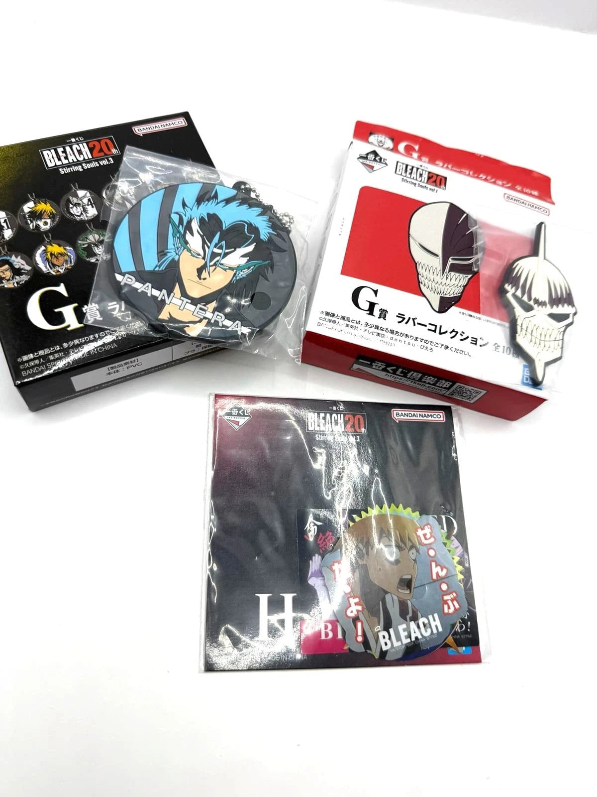 Bleach Anime Merchandise Keychain, Coaster & Stickers