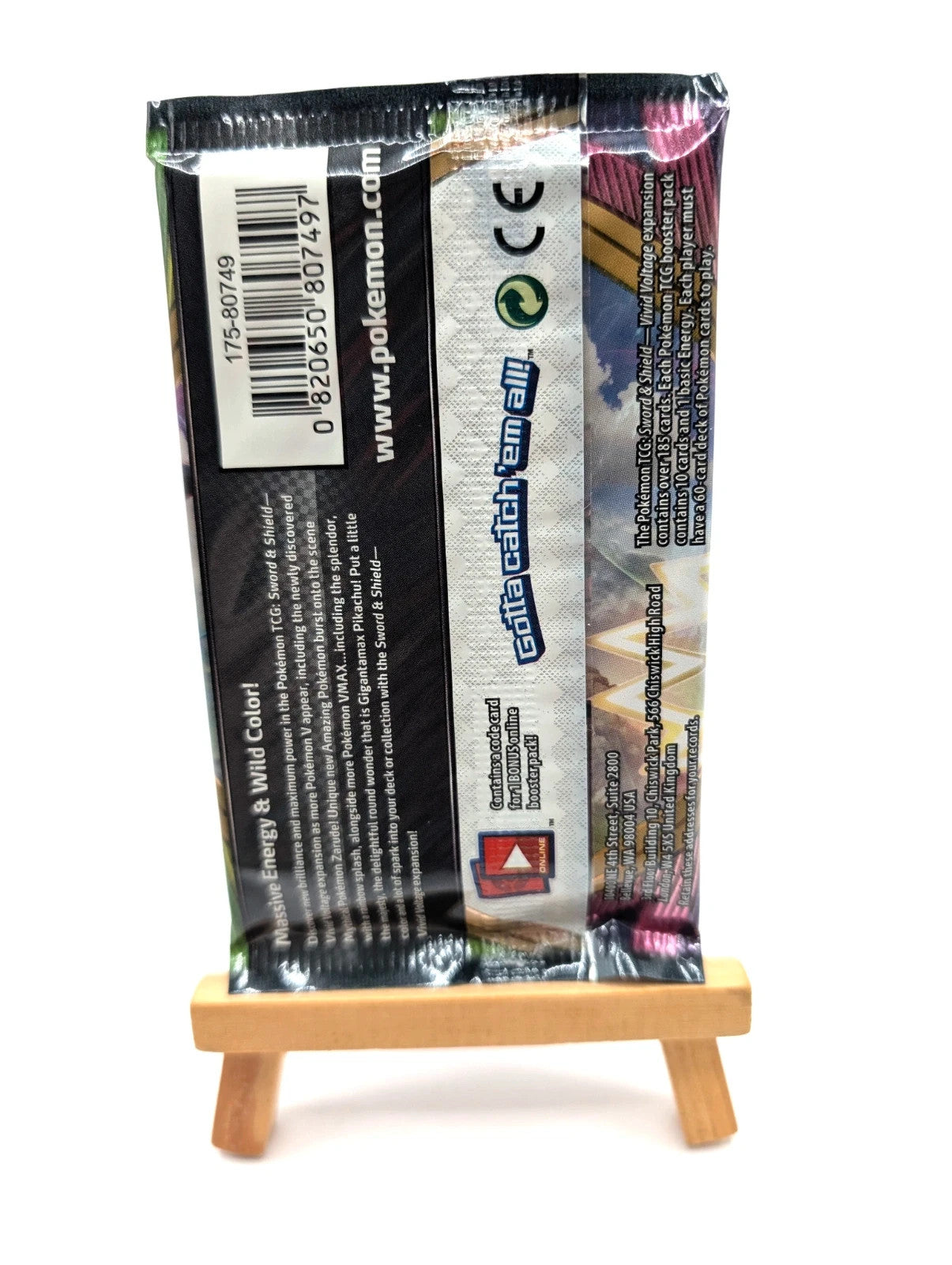 Pokémon Sword & Shield Vivid Voltage Booster Pack Sealed (pack art may vary) New