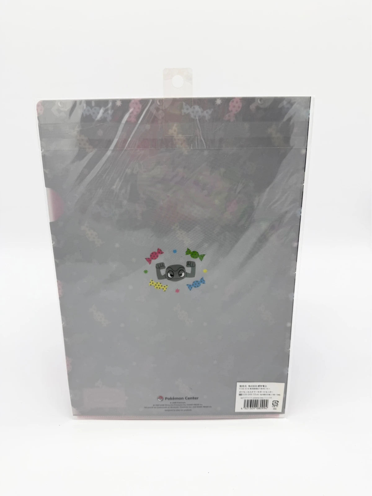 Pokemon Center JP Geodude Pokemon Time Design A4 Clear File Folder