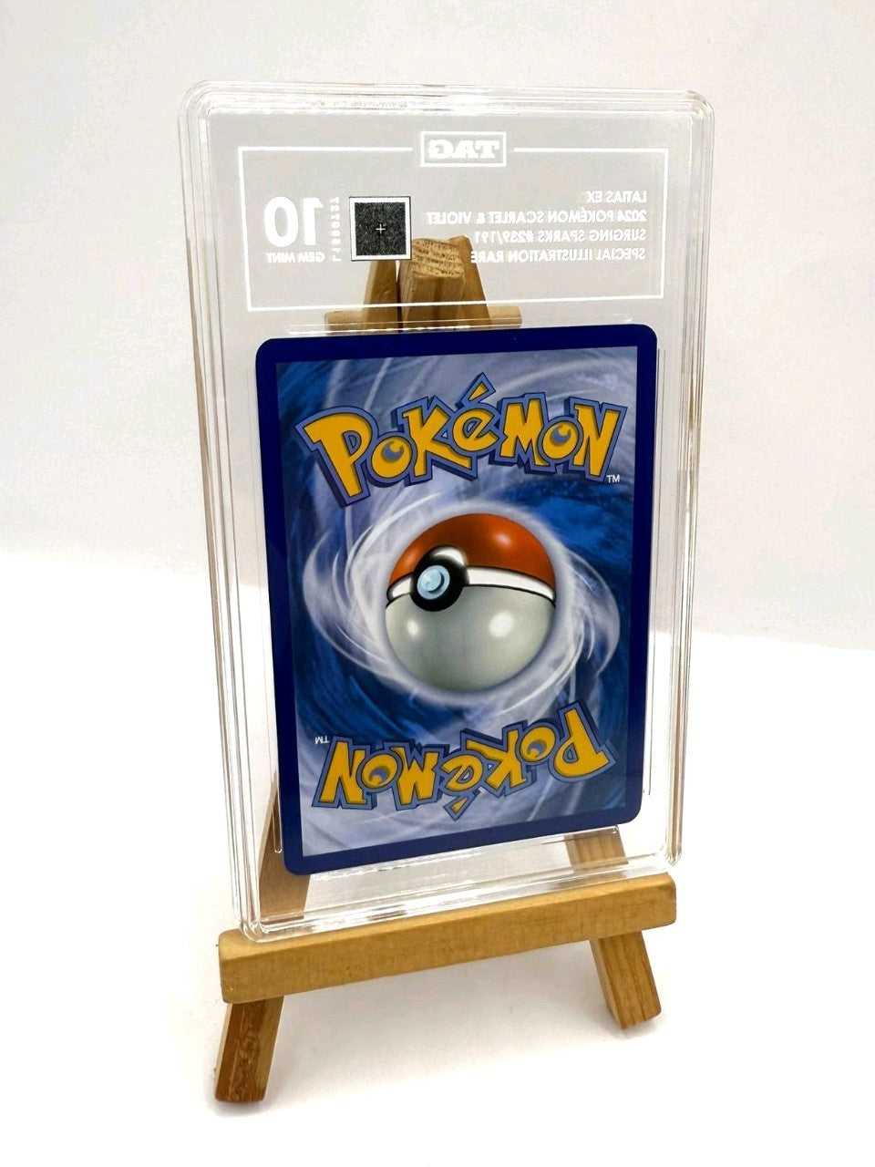 Tag 10 GEM MINT Latias ex 239/191 Sv08: Surging Sparks Holo Pokemon 2024