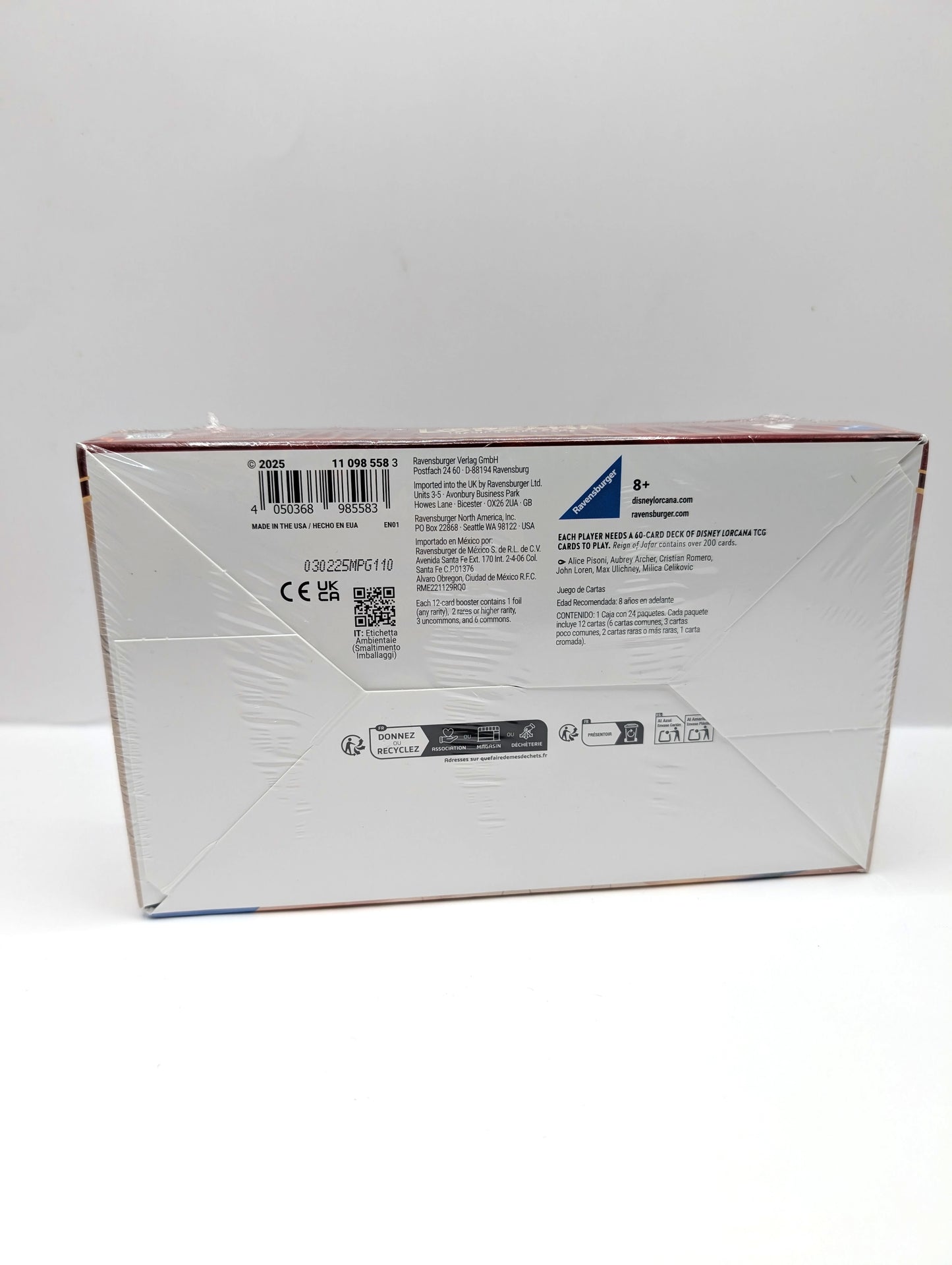 Disney Lorcana - Reign of Jafar - Sealed Booster Box (Factory Sealed - 24 Packs)