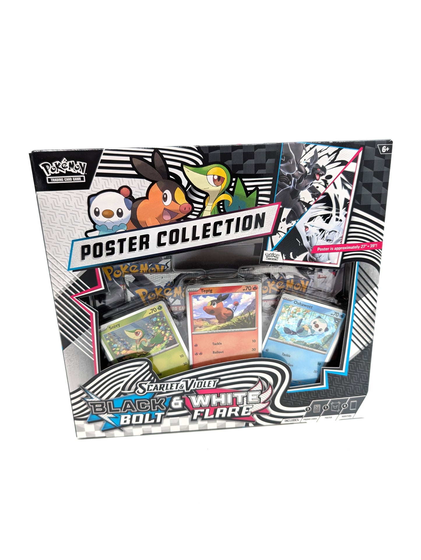 Pokémon TCG: Black Bolt & White Flare Unova Poster Collection