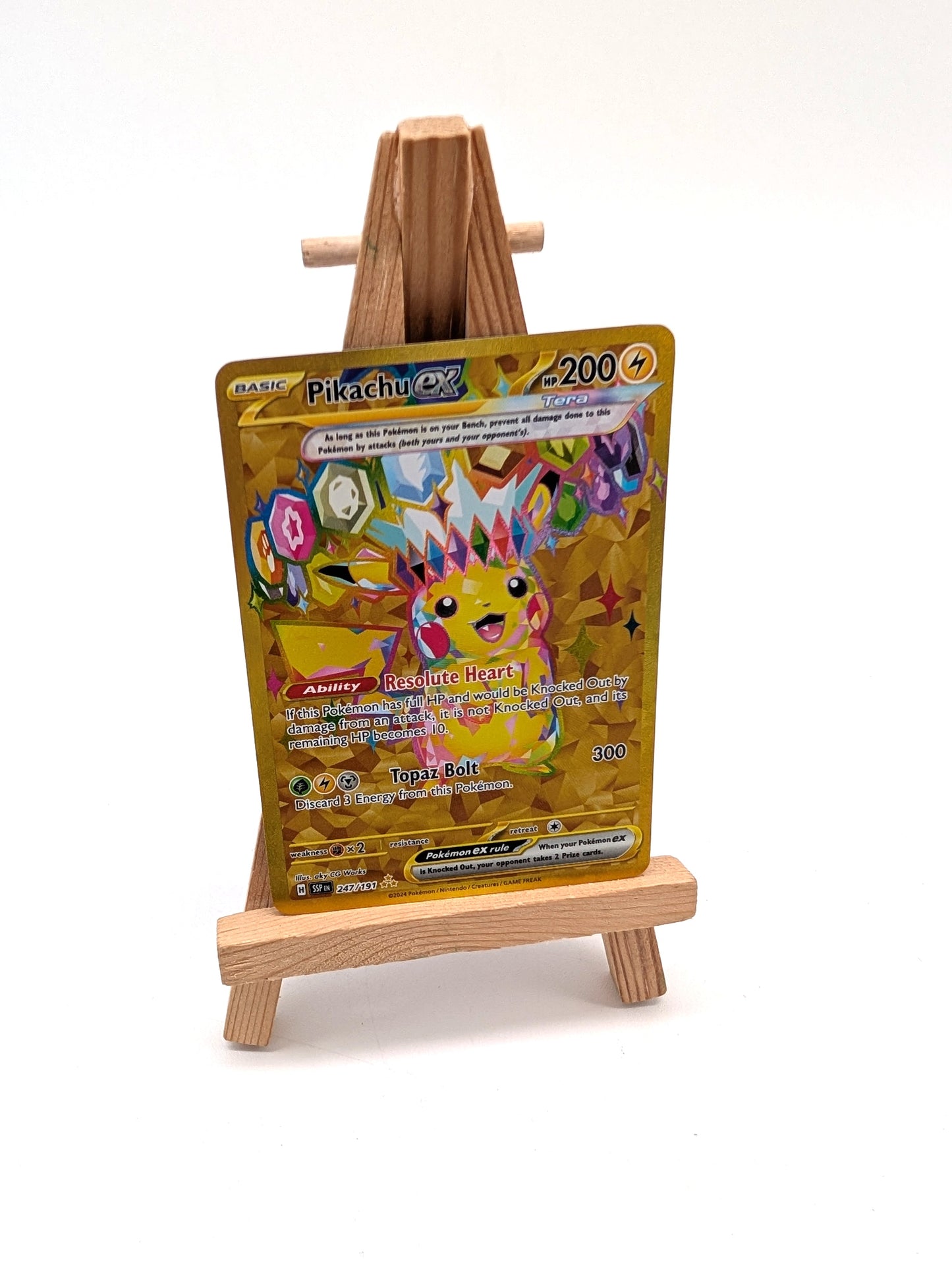 Pikachu ex 247/191 SV Surging Sparks Hyper Rare Pokémon