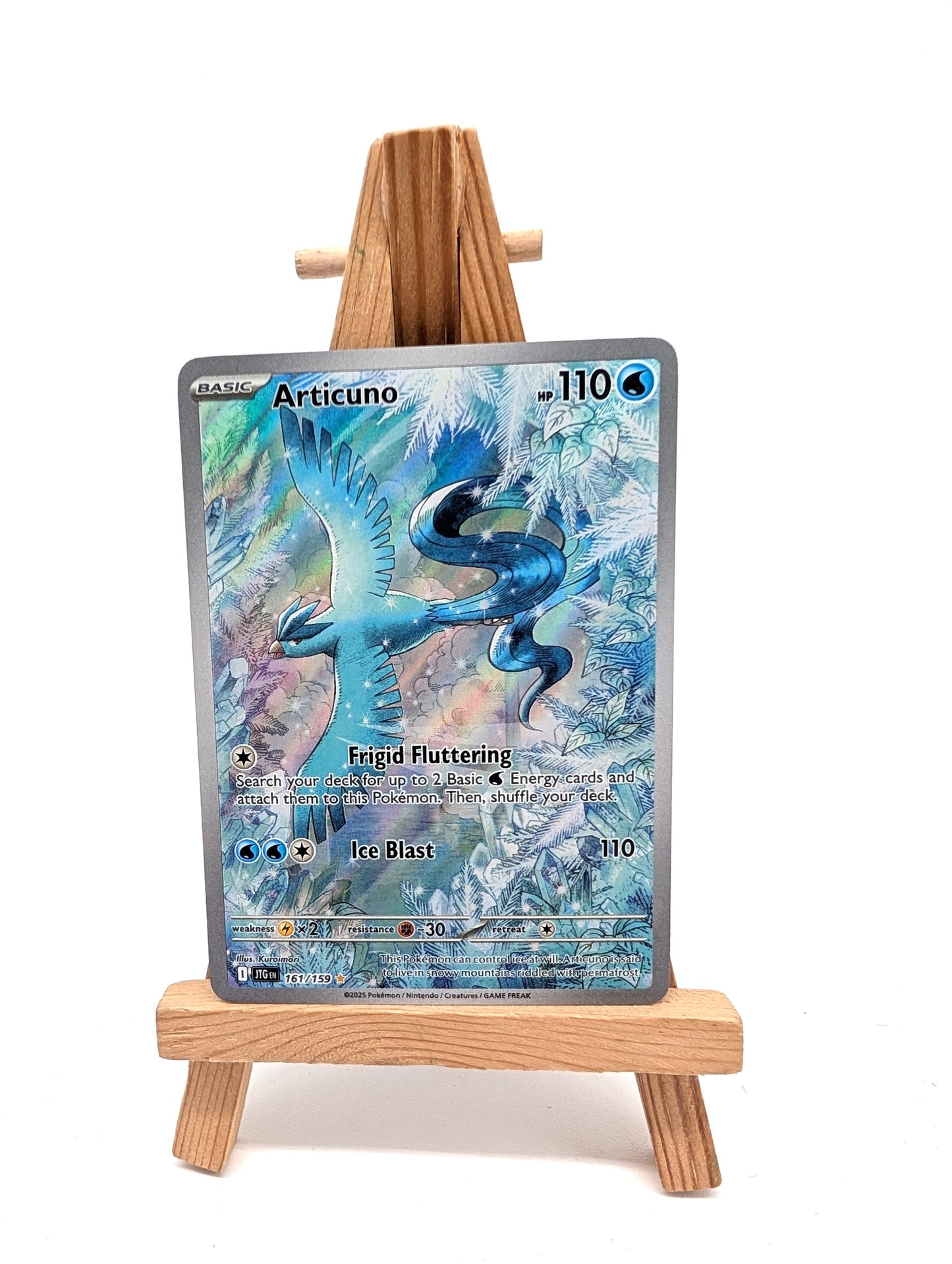 Pokémon TCG Articuno 161/159 Journey Together Full Art Illustration Rare