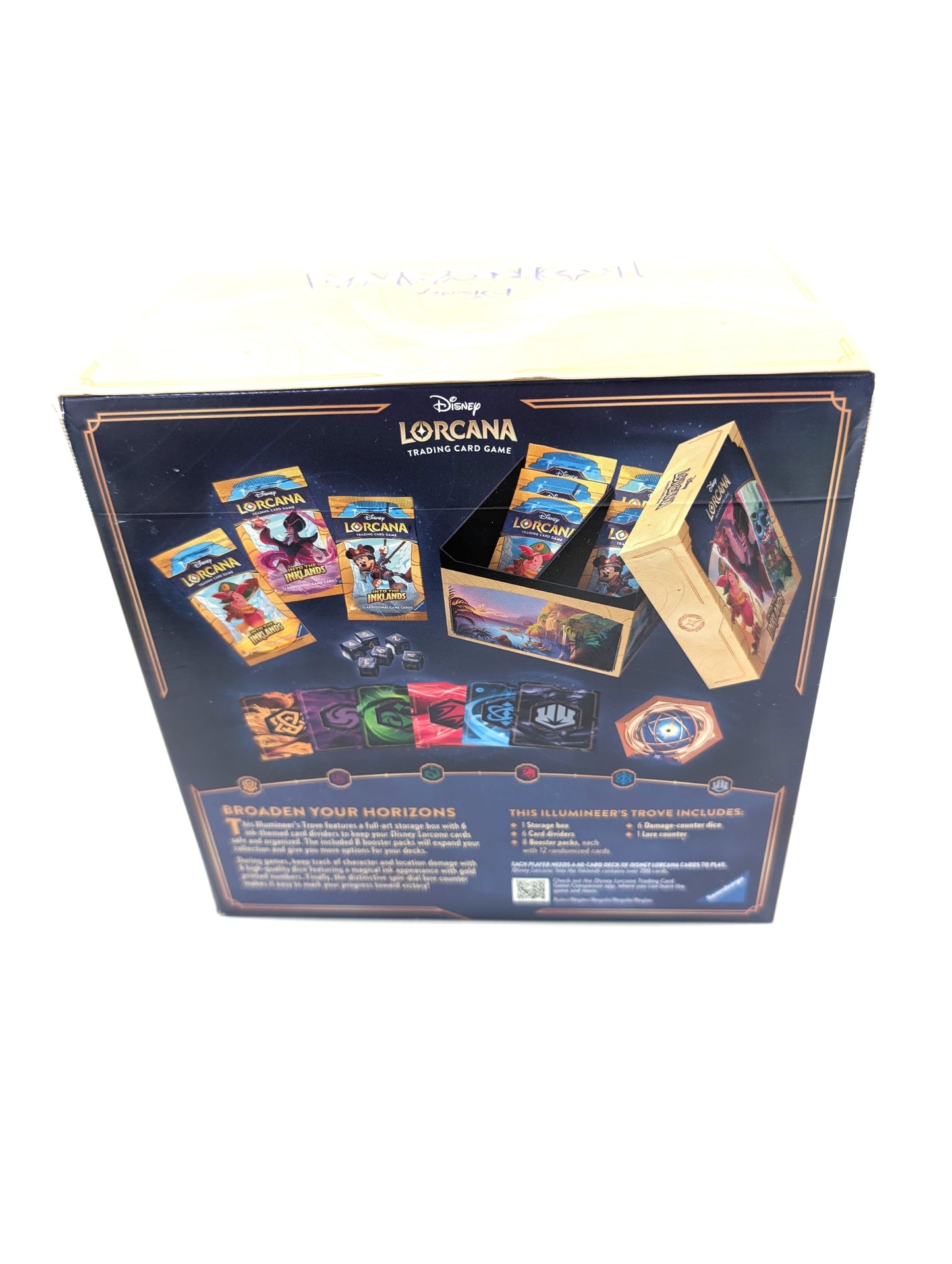 Disney Lorcana Into The Inklands Illumineer's Trove with 8 Booster Packs. Sealed